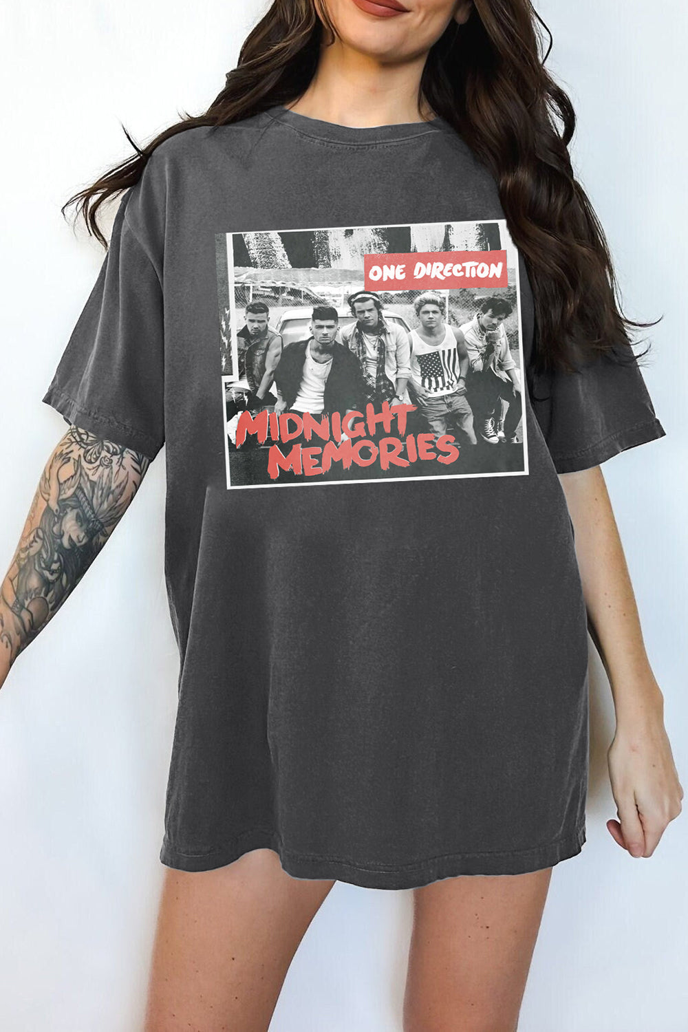 One Direction World Tour Midnight Memories Tee For Women