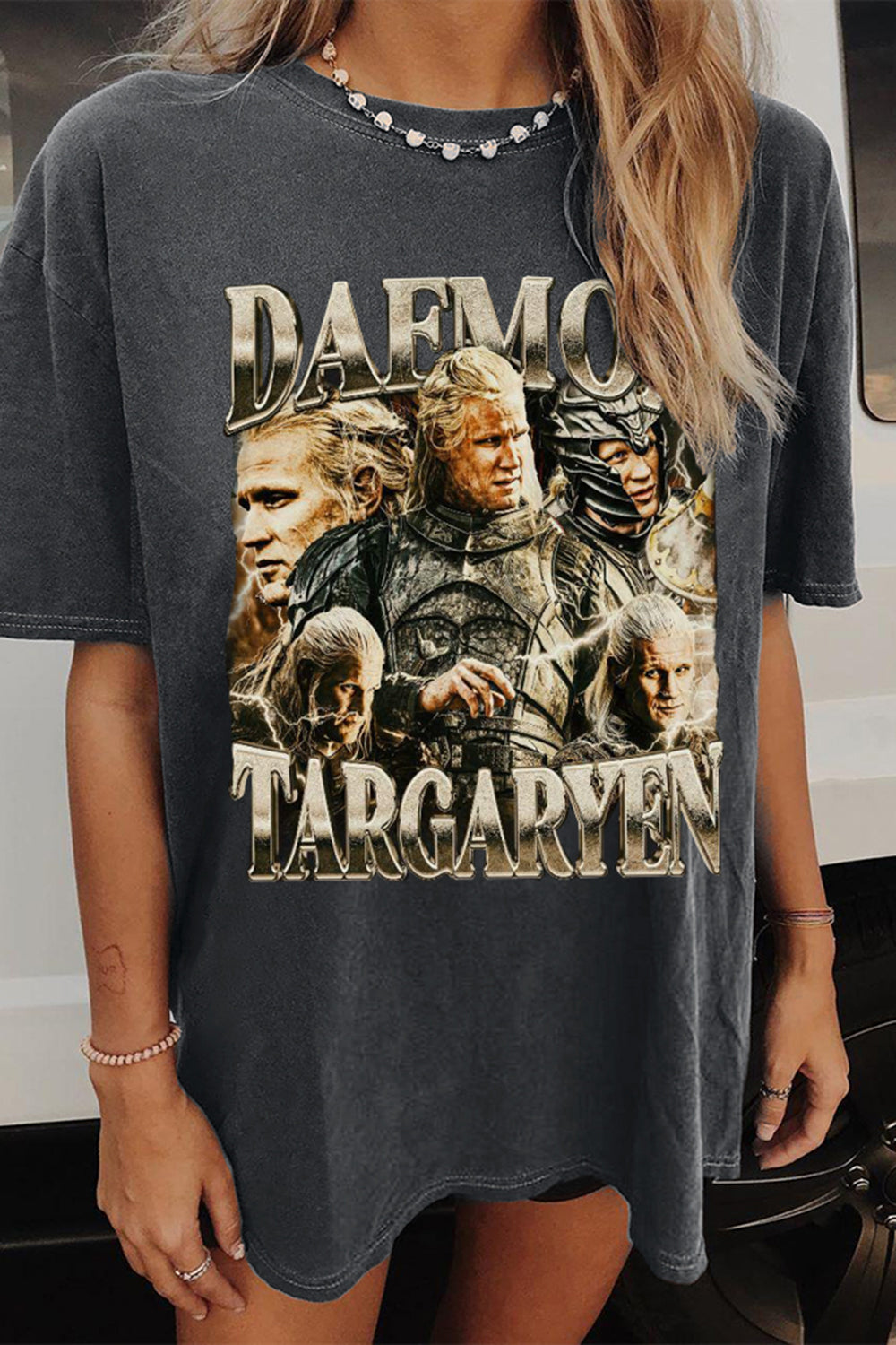 Retro Daemon Targaryen 90s Tee For Women