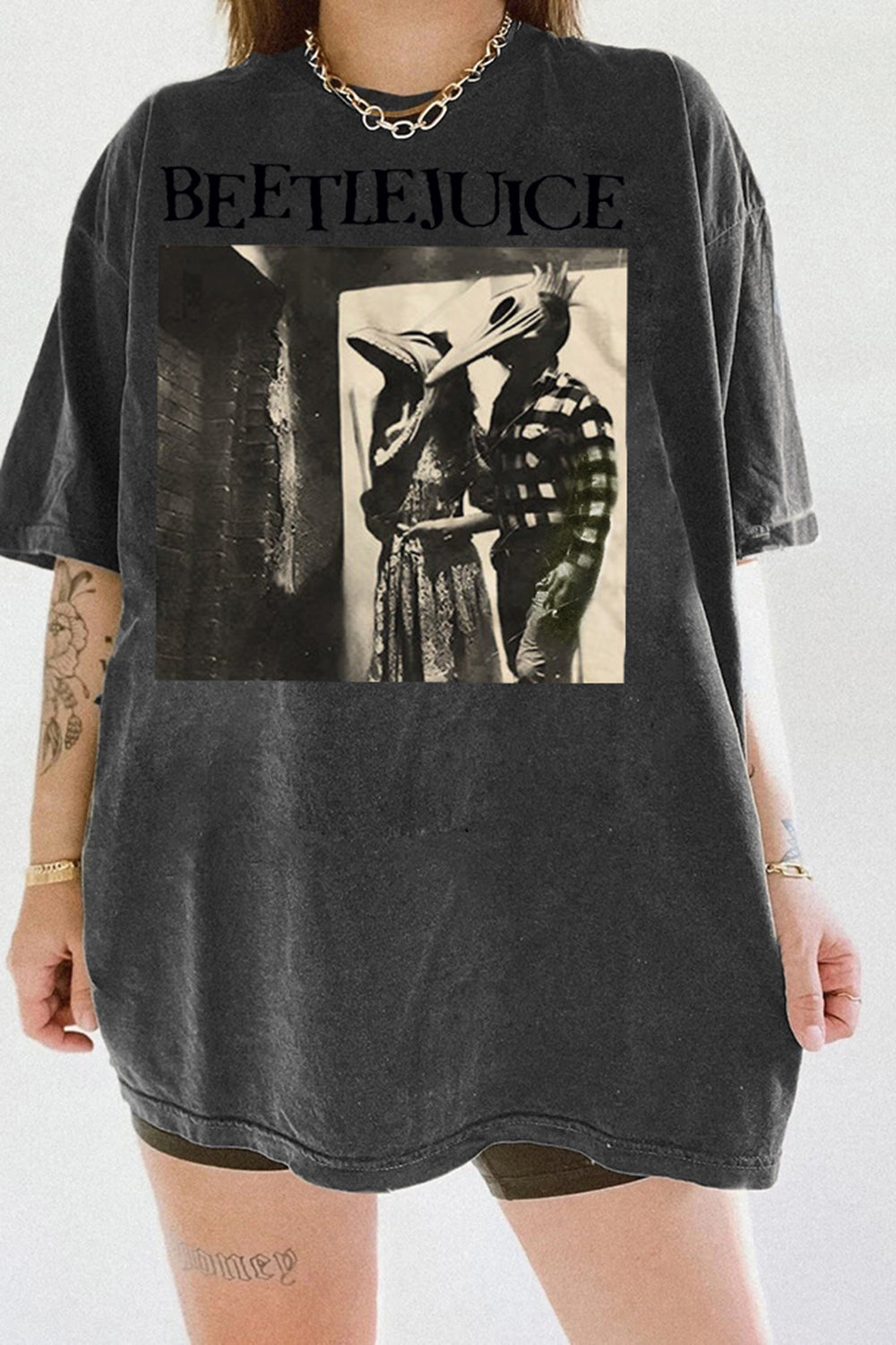 Vintage Beetlejuice Graphic Tee For Women