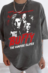 Buffy The Vampire Slayer Horror Movie Tee For Women