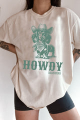 Howdy Dachshund Long Haired Tee For Women