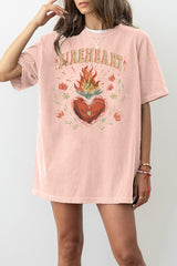 Vintage Fire-heart To Whatever End Tee For Women