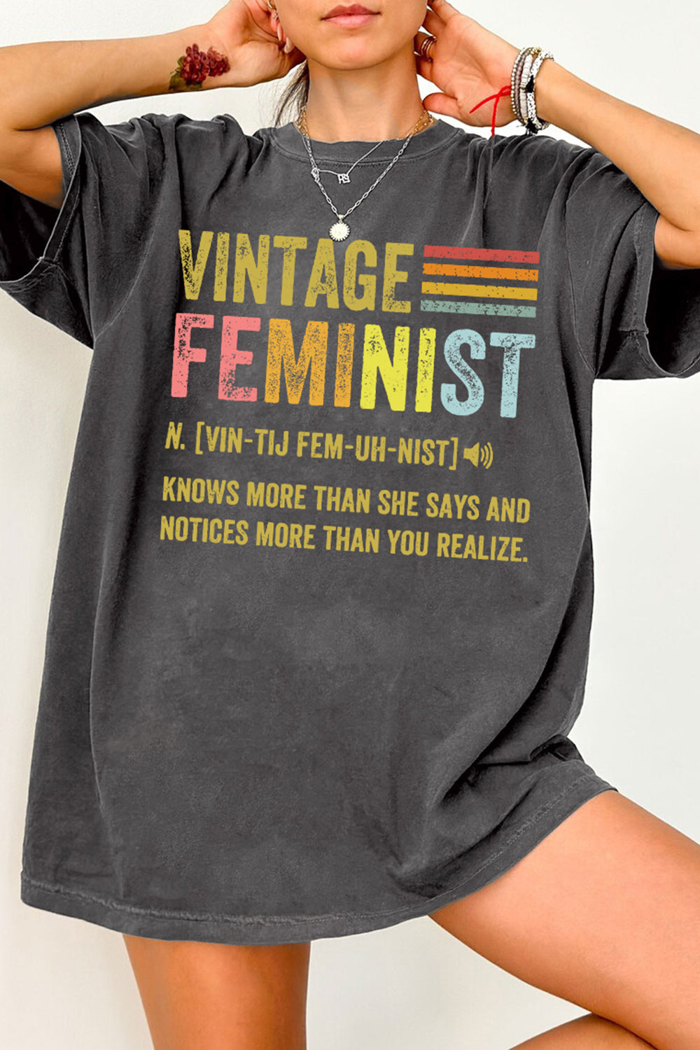 Vintage Feminist Tee For Women