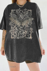 Vintage Halloween Bat Tee For Women