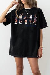 Retro Post Malone Dancing Tee For Women