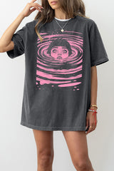 Trippy Horror Weirdcore Tee For Women