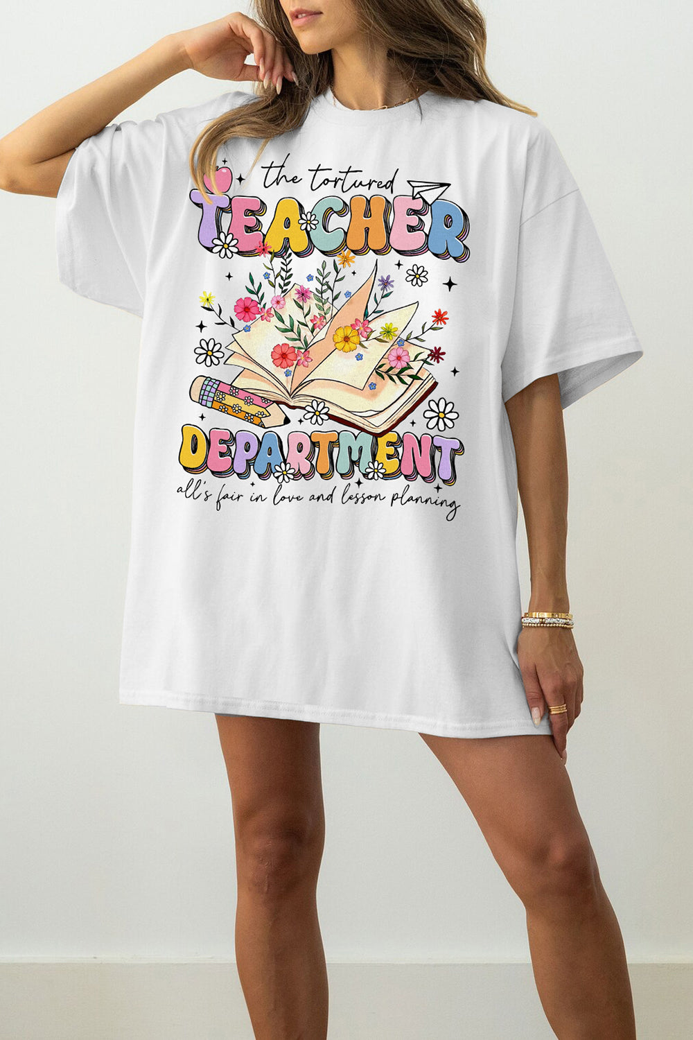 Tortured Teachers Tee For Women