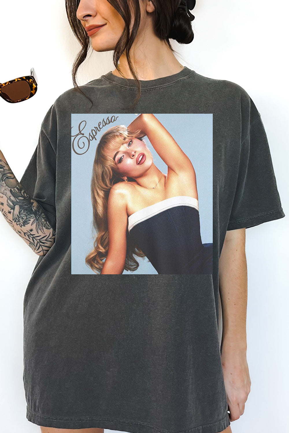 Sabrina Carpenter Pop Music Espresso Tee For Women