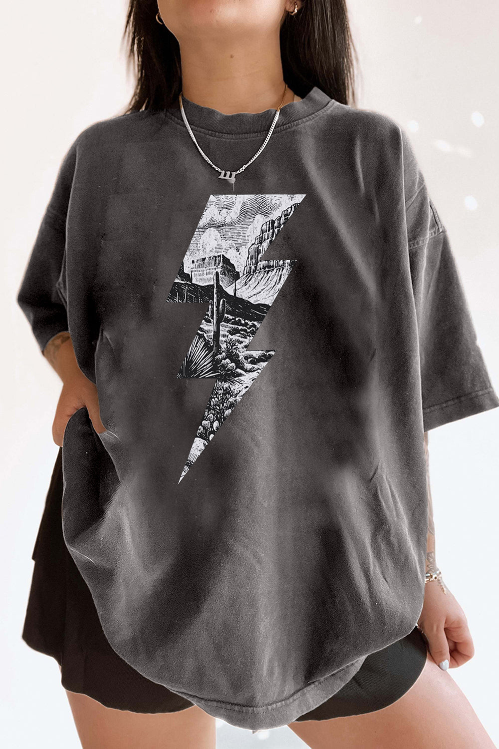 Western Cowgirl Boho Desert Tee For Women