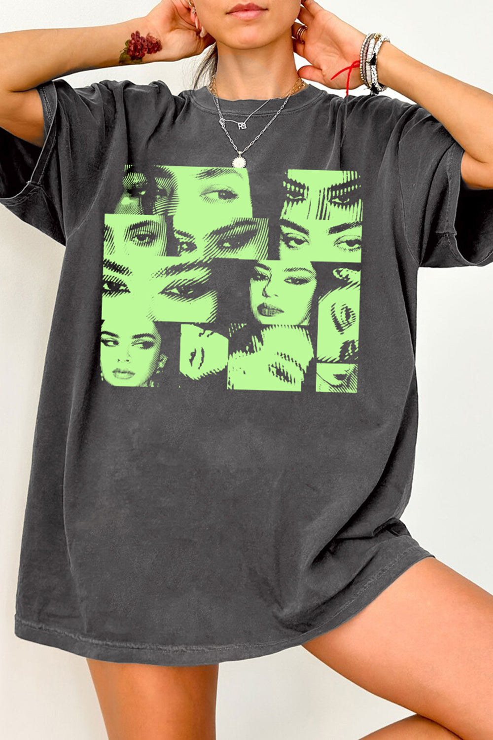 Charli XCX Linocut Graphic Tee For Women