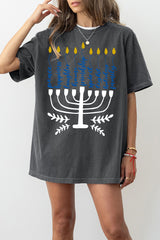 Happy Hanukkah Jewish Tee For Women