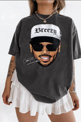 Breezy Chris Brown Merch Tee For Women