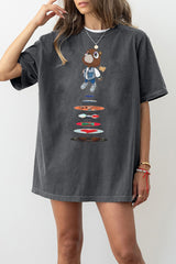 Kan West Graduation The College Dropout Graduation Bear Tee For Women