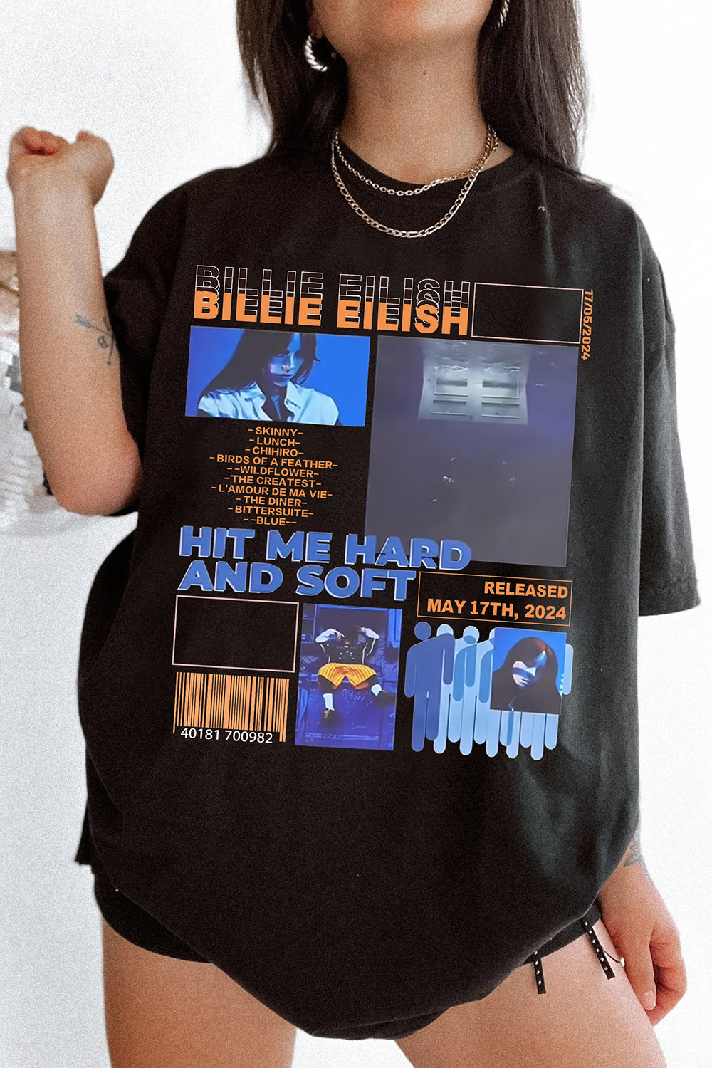 Billie Eilish Tour Tee For Women