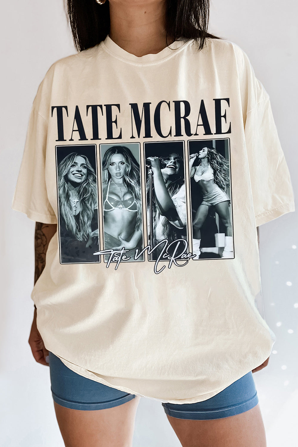 Tate Mcrae Tour Graphic Tee For Women