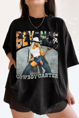 Beyoncé Cowboy Carter Tour Graphic Tee For Women