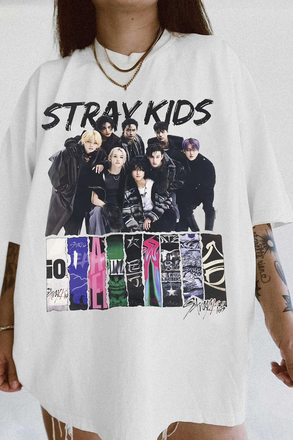 Stray Kids Album Graphic Tee For Women