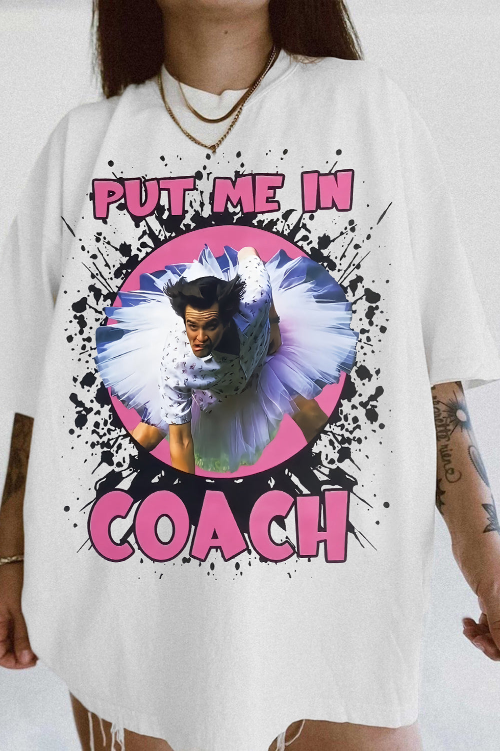 Jim Carrey Put Me In Coach Funny Tee For Women