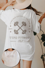 DOWN BAD crying at the gym swiftie apparel Tee For Women