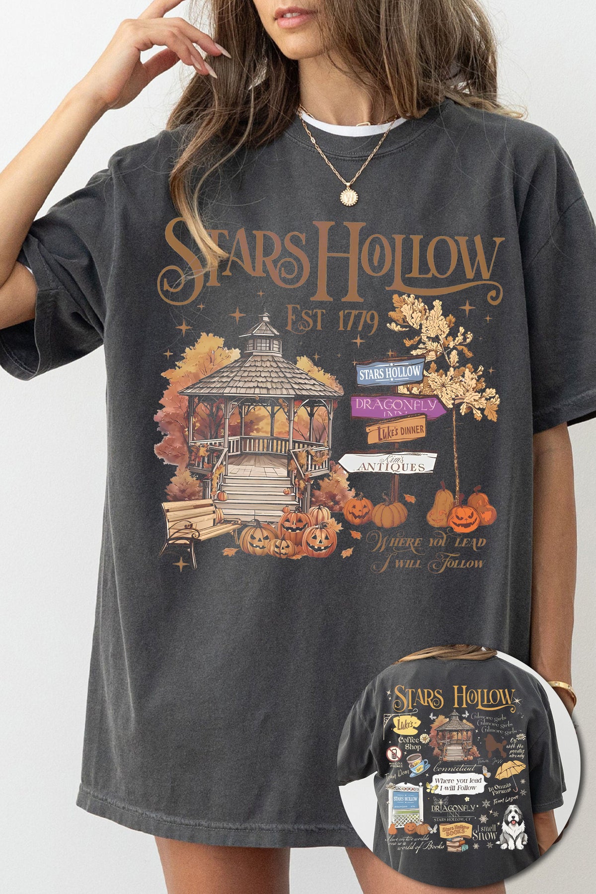 Stars Hollow Luke's Coffee Tee For Women