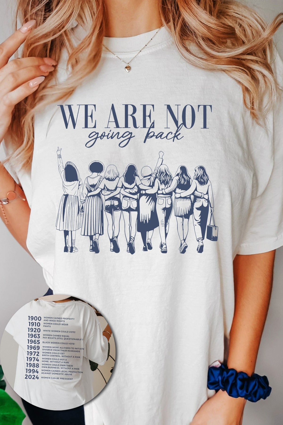 We are not going back with dates Tee For Women