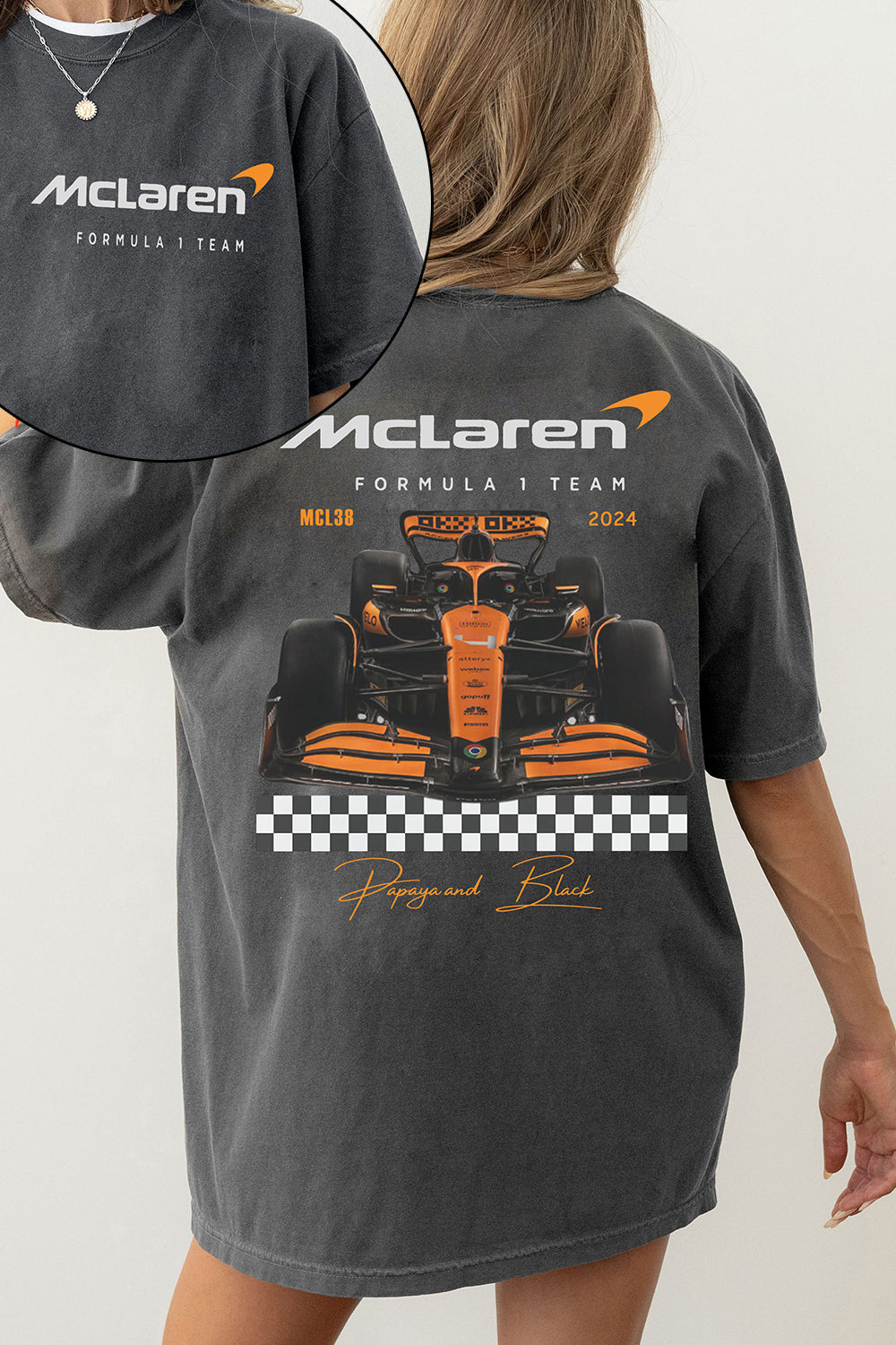 Mclaren 2024 Formula One Gildan 5000 Tee For Women