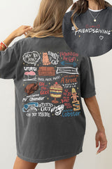 Friends Thanksgiving Christmas Tee For Women