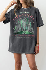 Wizard Movie Emerald City Wizard University Tee For Women