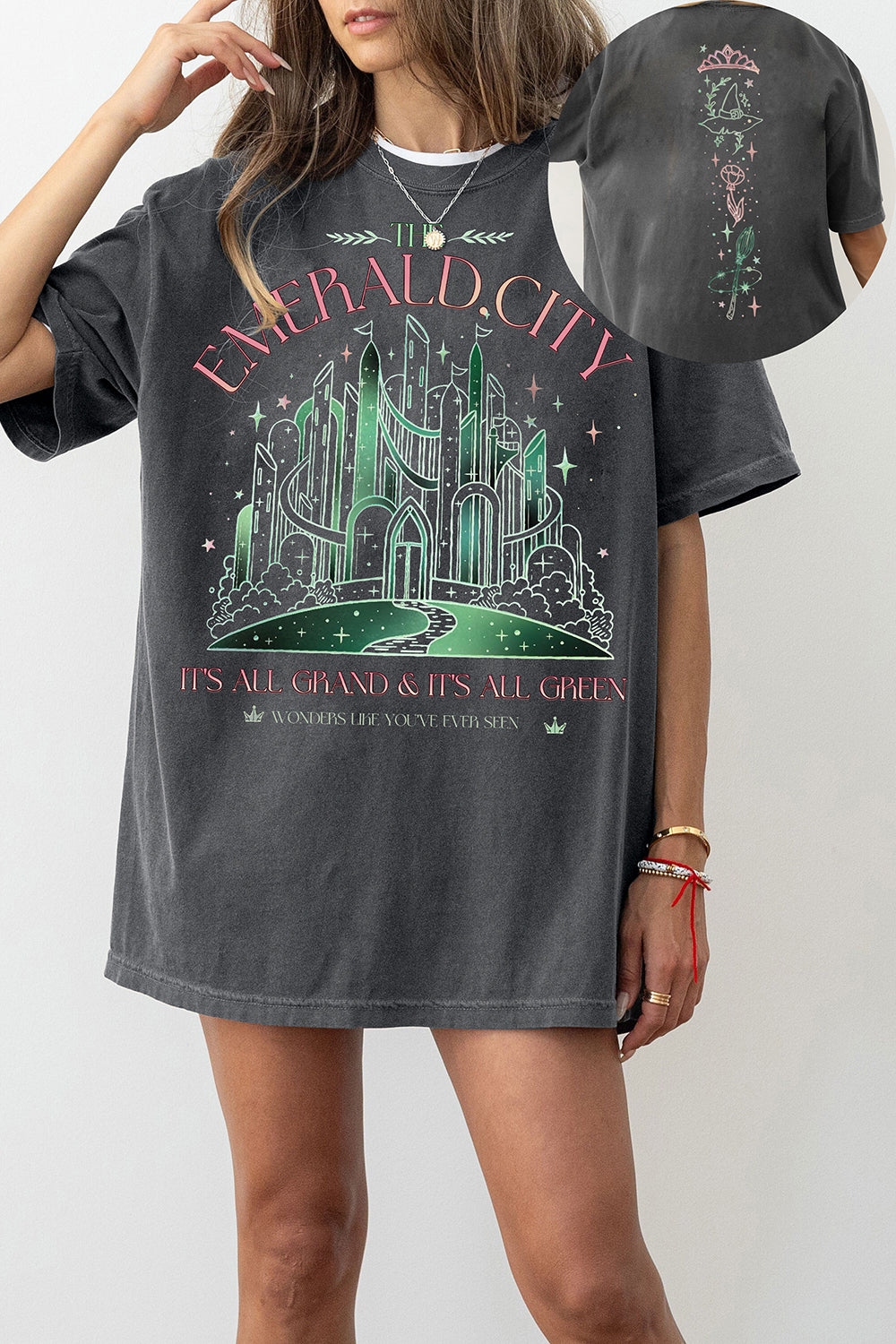 Wizard Movie Emerald City Wizard University Tee For Women