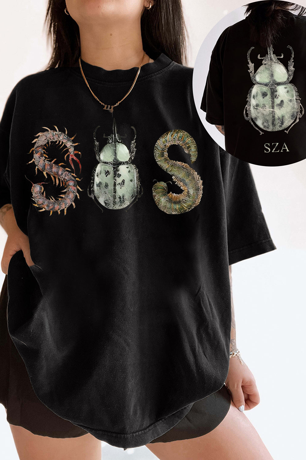 SZA Lana SOS Deluxe Natural Tee For Women