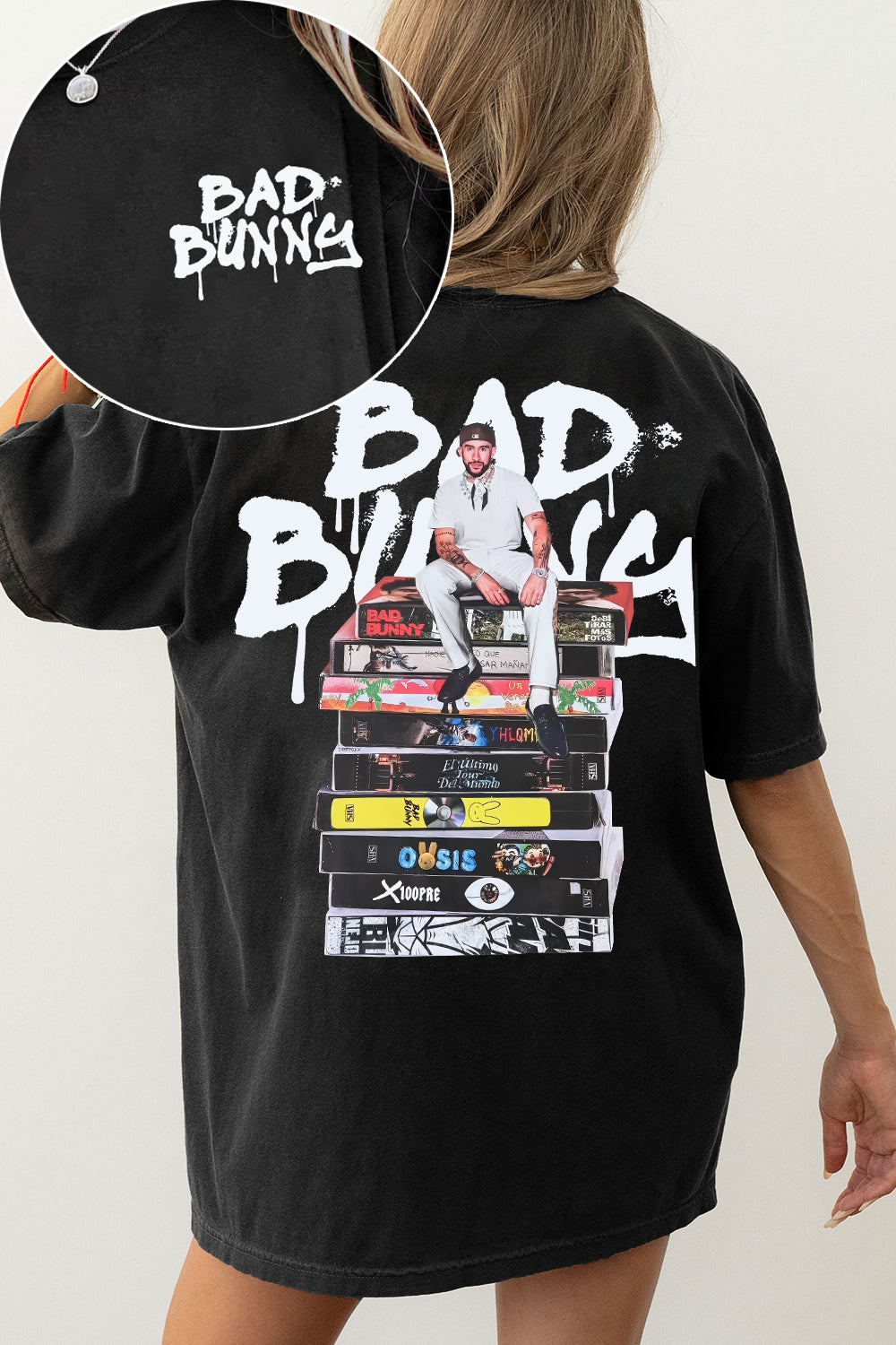 Bad Bunny Album Two Sided Tee For Women