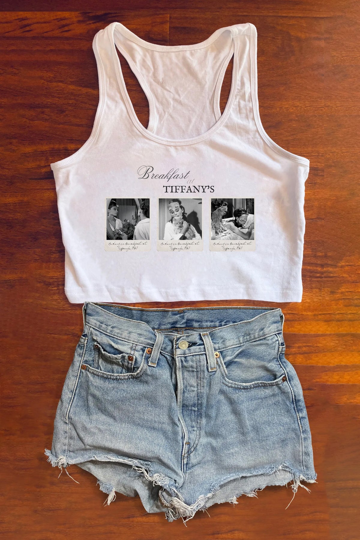 Breakfast at Tiffany's Baby Tee Vintage Graphic Tank Top