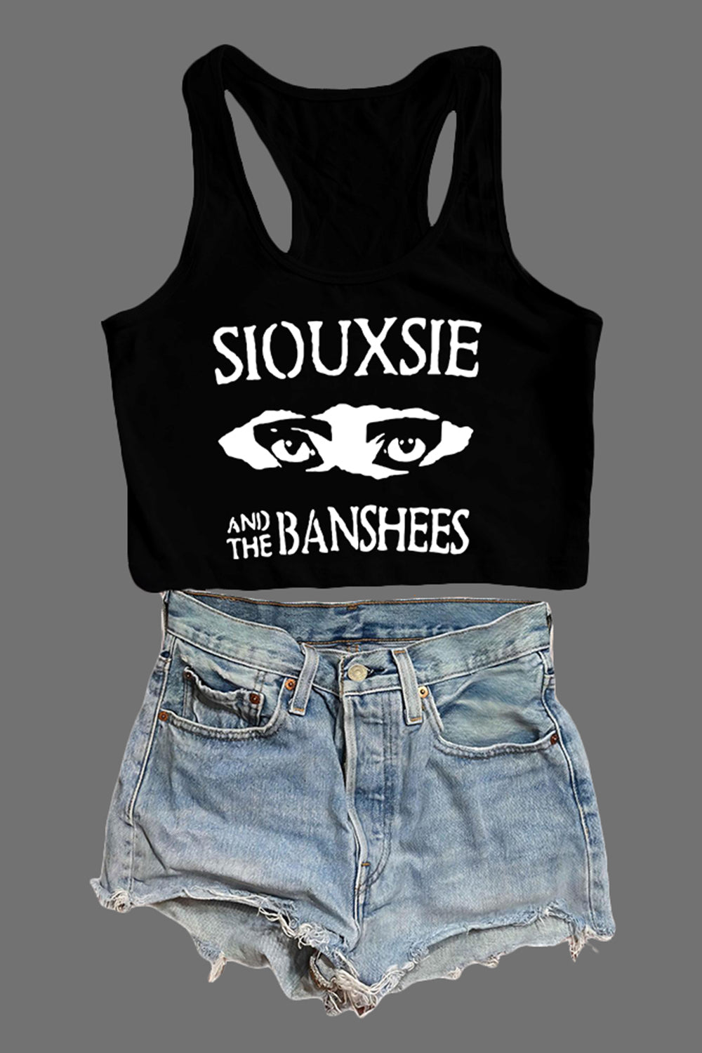 Siouxsie and The Banshees Goth Crop Tank For Women