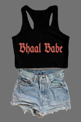 Baldur's Gate 3 Bhaal Spawn Crop Tank For Women