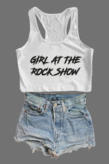 Blink-182 Girl at the Rock Show Crop Tank For Women