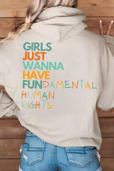 Girls Just Wanna Have Fundamental Human Rights Hoodie For Women