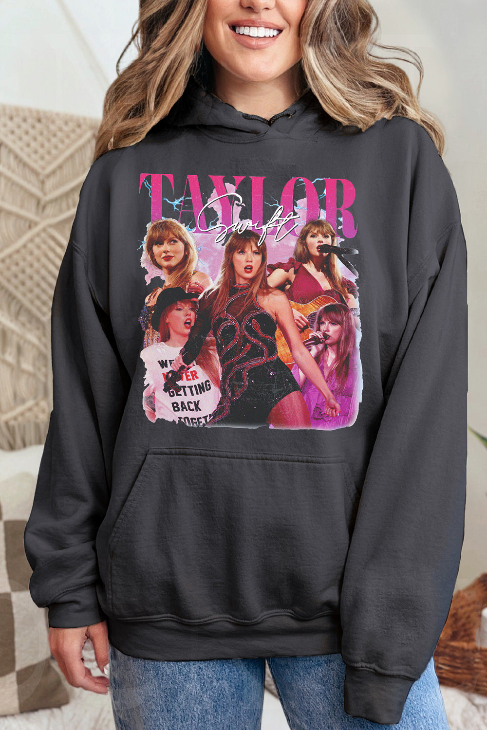 TS Vintage 90s Eras Tour Hoodie For Women