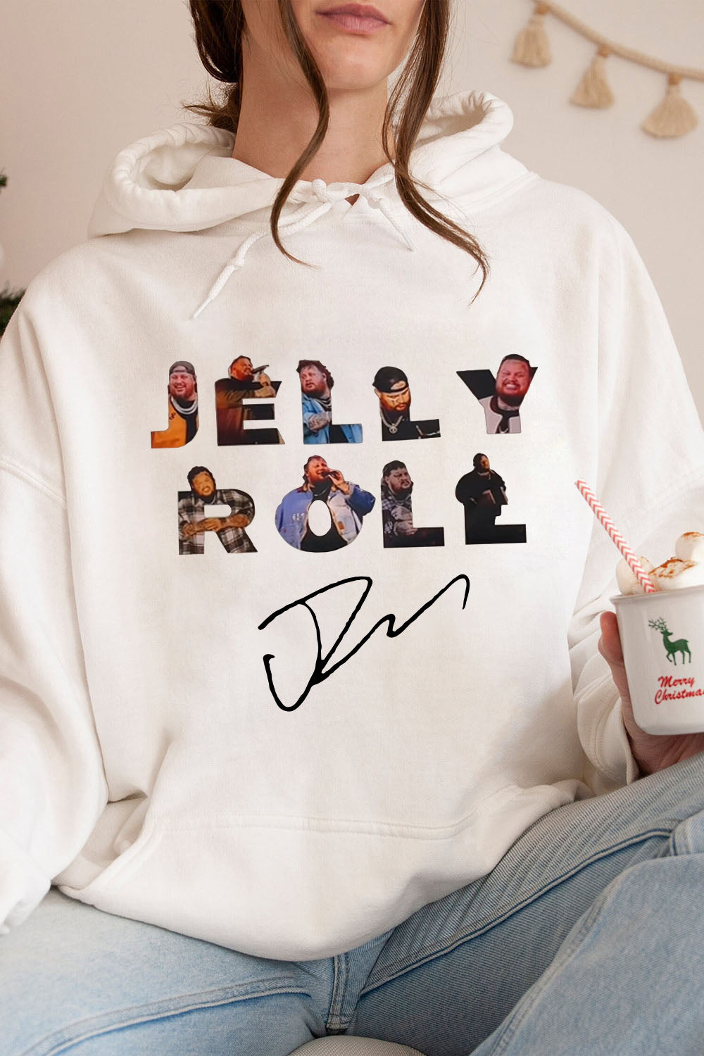 Jelly Roll Beautifully Broken Tour Fleece Hoodie For Women