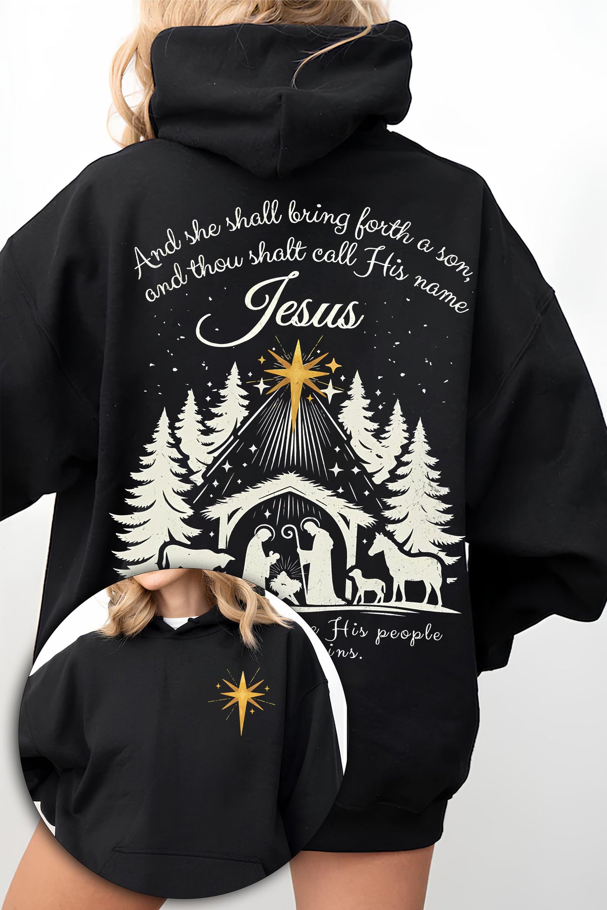 She Shall Bring Forth a Son Fleece Hoodies For Women