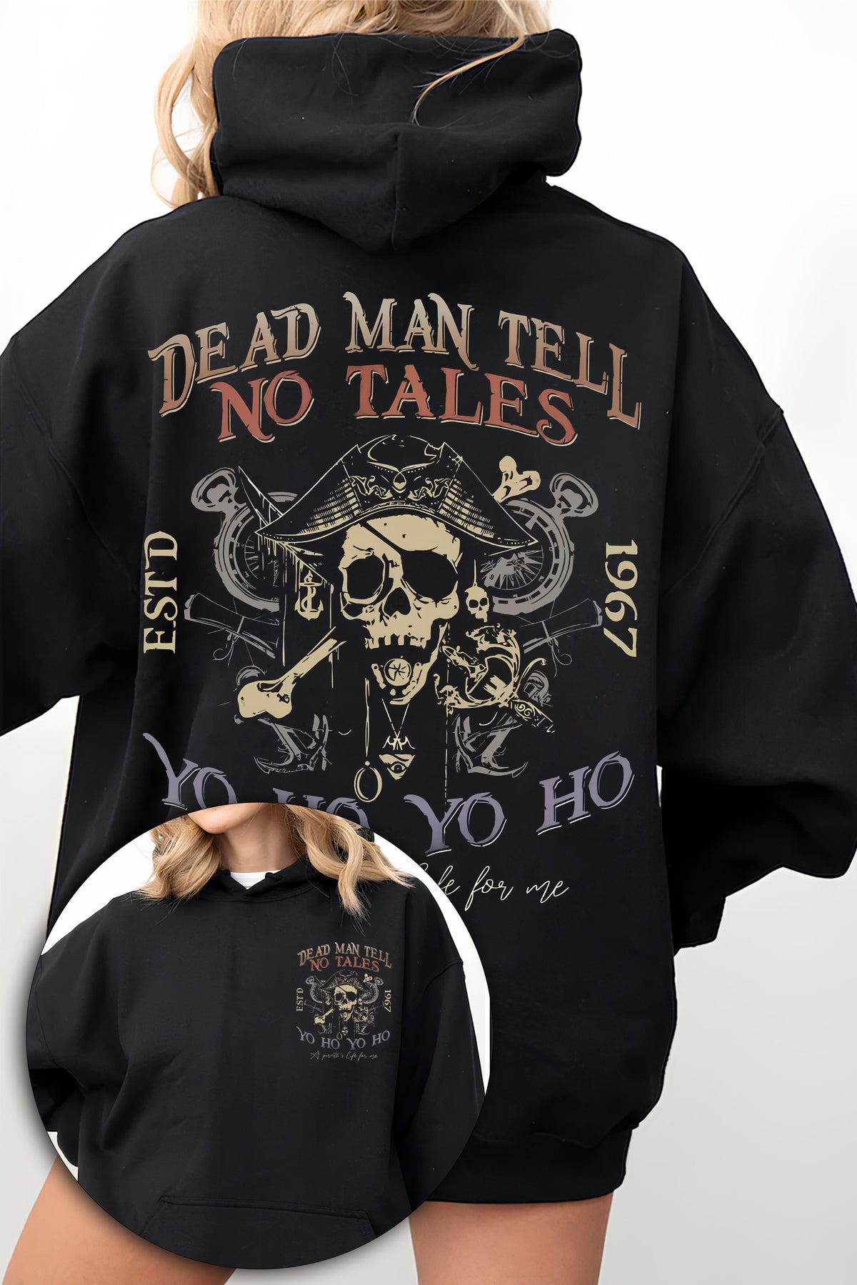 Dead Men Tell No Tales Pirates of the Caribbean  Hoodie For Women