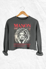 Manon Blackbeak We Are Thirteen Throne Of Glass Merch Crop Sweatshirt For Women