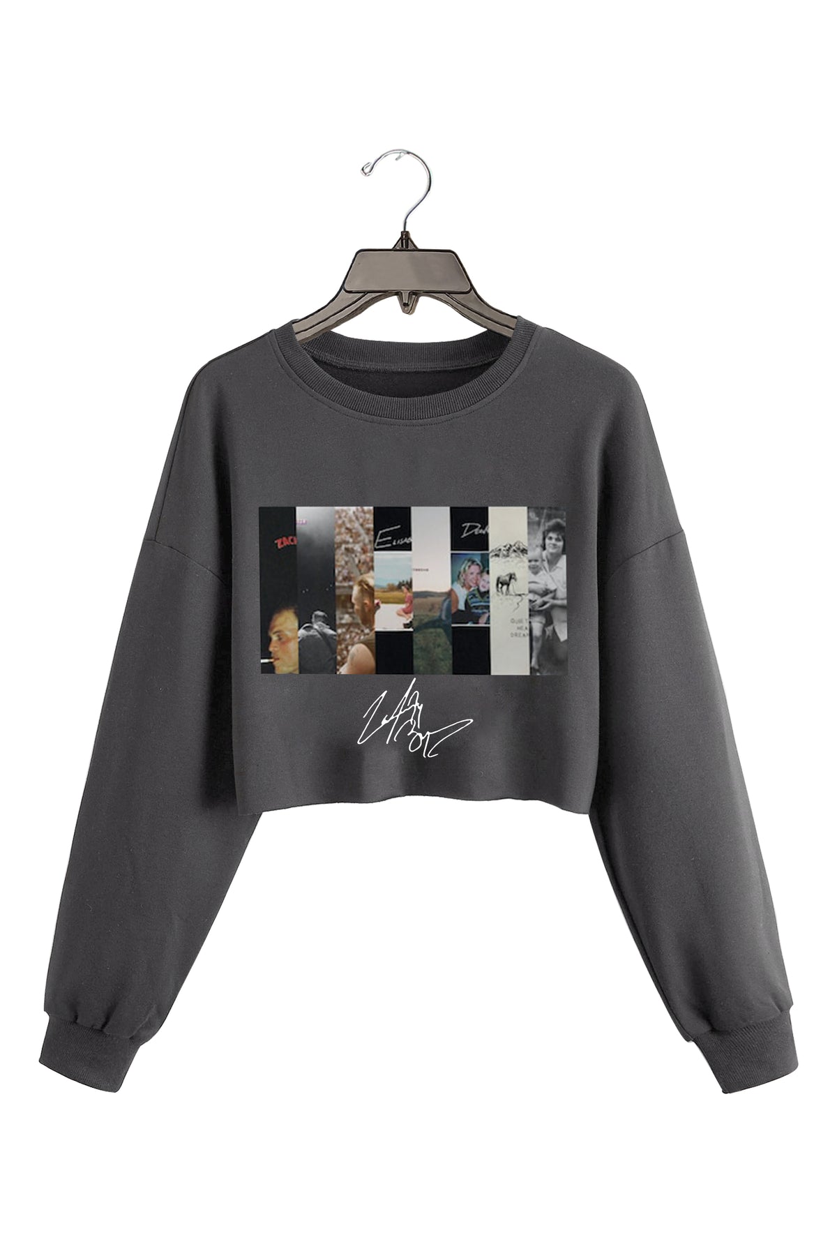 Zach Bryan Albums Crop Sweatshirt For Women