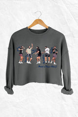 Retro Post Malone Dancing Crop Sweatshirt For Women