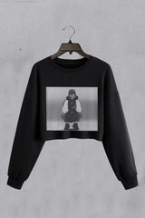 Billie Eilish Graphic Crop Sweatshirt For Women