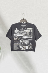 Oasis Reunion Merch Crop Tee For Women