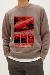 Lord of the Rings-Cycling Print Men's Sweatshirt