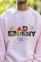 Bad Bunny Album Cover Design Men Sweatshirt