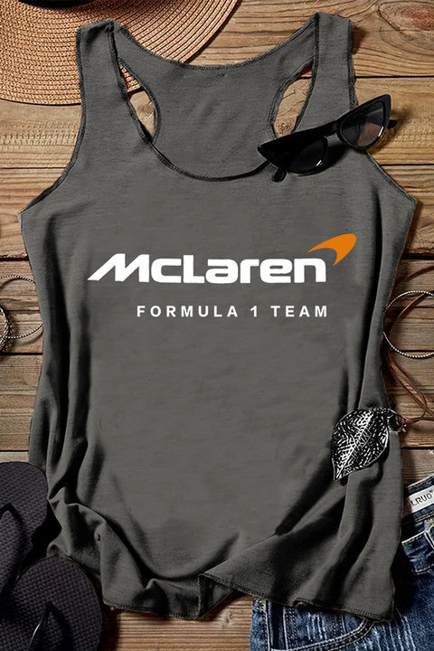 McLaren Logo Formula One Team Tank Tee For Women